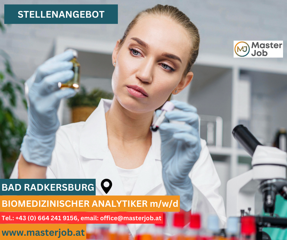 BIOMEDIZINISCHER ANALYTIKER m/w/d