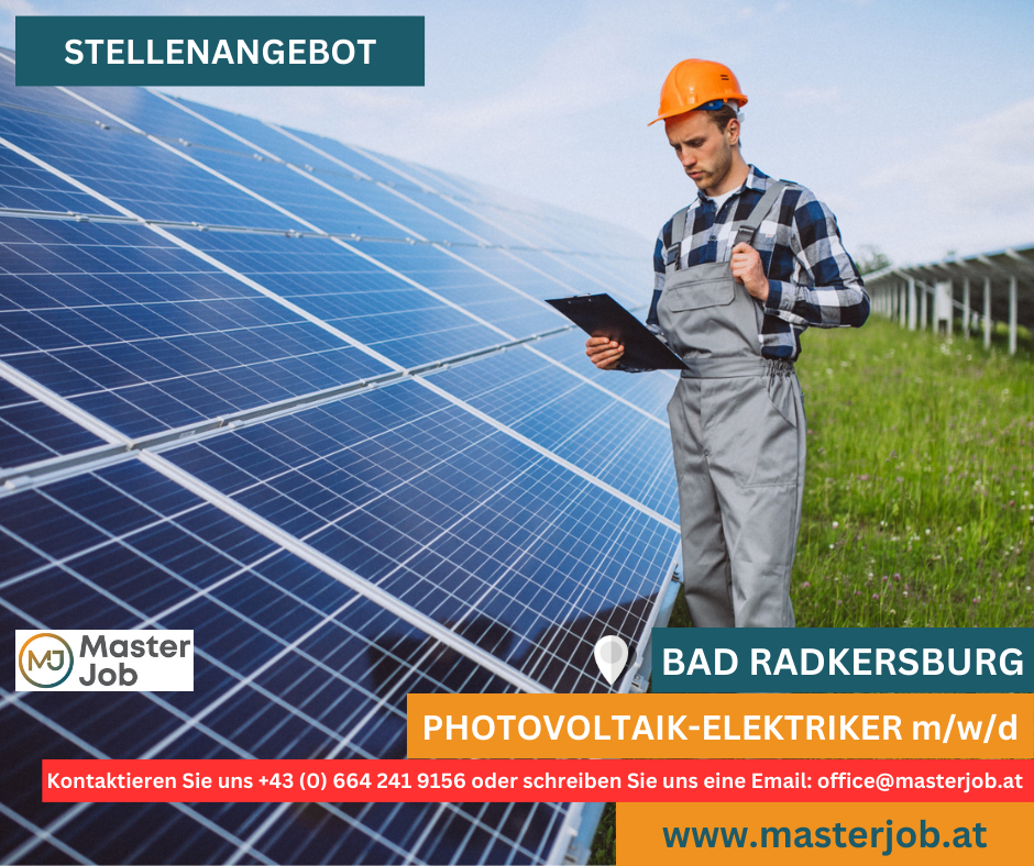 PHOTOVOLTAIK-ELEKTRIKER m/f/d